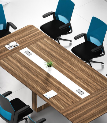 Konferenztisch Modern Büro Tische Besprechungstisch Meeting 320cm