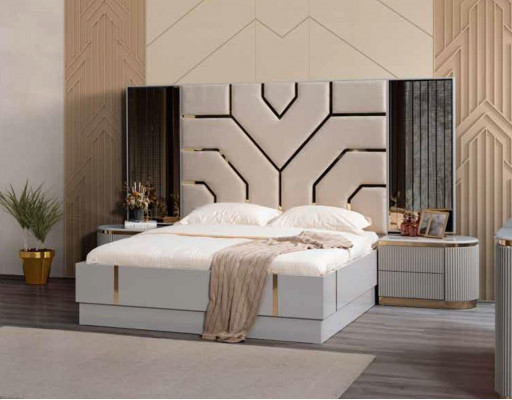 Luxus Bett Möbel 180x200cm Doppelbett Hotel Luxus Einrichtung Betten