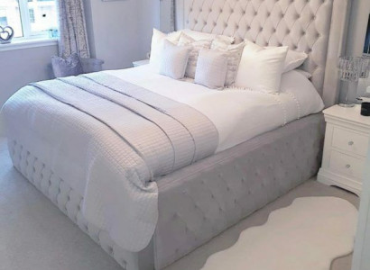 Hotel Chesterfield Luxus Bett Weißes Schlafzimmer Englische Betten