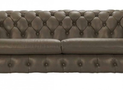 Chesterfield Sofa Braun xxl Big Leder Wohnzimmer Möbel 4 sitzer Violet Gelb Grün