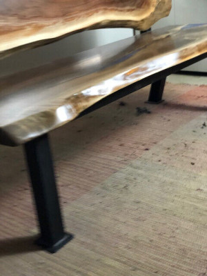 Bank Designer Massiv Handmade Garden Bank Massivholz Bank Garten Bänke