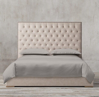 Chesterfield Designer Bett Schlafzimmer Textil Leder Polster 140/160/180/200 cm