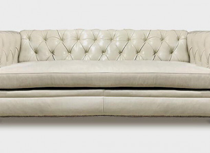 Chesterfield Luxus Sofa Polster Sitz Leder Garnitur 321 Sitzer Couchen