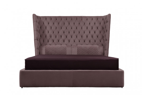 Englisches Großes Bett Chesterfield Doppelbett Designer Hotel Samt Möbel