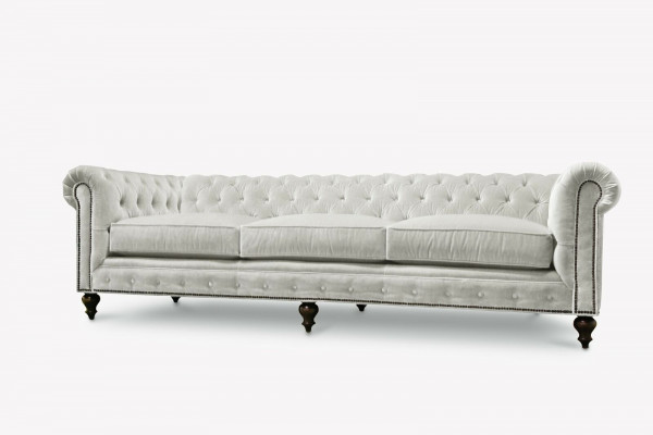 Sofa Luxus Textil Chesterfield Couch Sofas Polster 3 Sitzer Dreisitzer Sofas Neu