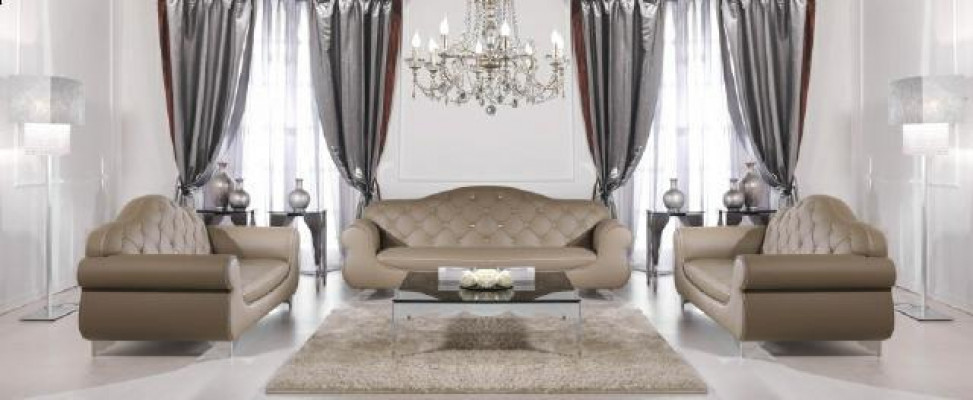 Sofagarnitur Chesterfield Sofa Couch Polster 3+1+1 Sofagarnitur Couch Sofas