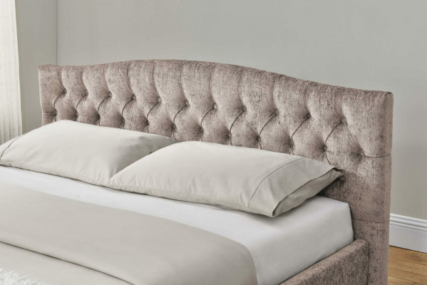 Gepolstertes Designer Bett Textil Leder Polster Betten 180x200cm Schlafzimmer