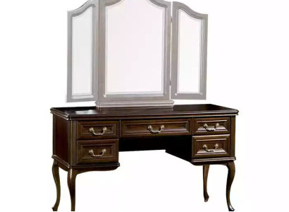 Schminktisch mit Spiegel Luxus Konsole Kommode Schlafzimmer Barock Rokoko