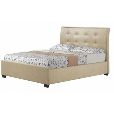 Chesterfield Design Polster Englisches Bett Grau Betten 160/180x200 cm Doppelbett