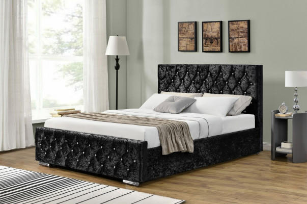 Chesterfield Bett Design Schlafzimmer Englisches Betten Textilbetten