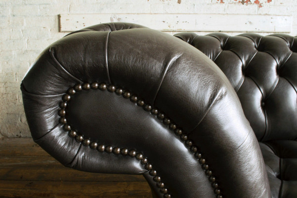 Chesterfield Stoffsofa Ledersofa Sofa Couch Polster Wohnzimmer Maßanfertigung