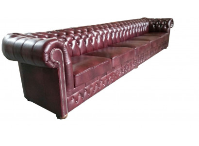 Chesterfield Sofa 8 SITZER XXL Polster Designer Couchen Sofas Garnitur Sofa Neu