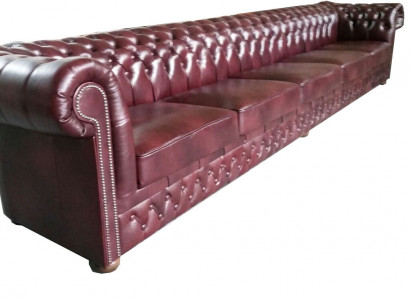 Chesterfield Sofa 8 SITZER XXL Polster Designer Couchen Sofas Garnitur Sofa Neu