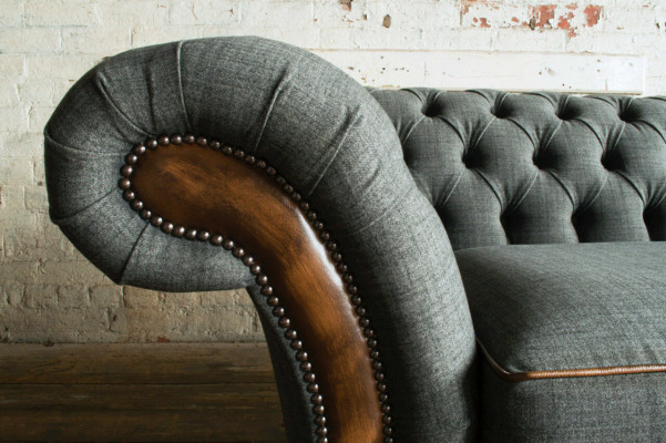 Edler Chesterfield Dreisitzer Wohnzimmer 3-Sitzer Sofa