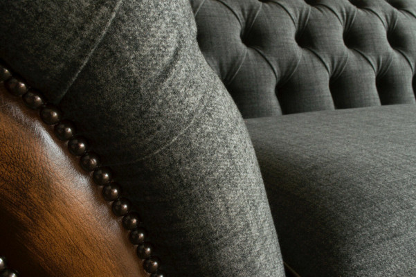 Edler Chesterfield Dreisitzer Wohnzimmer 3-Sitzer Sofa