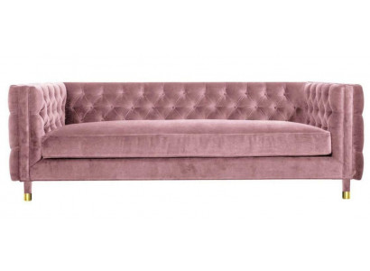 Rosa Chesterfield Sofa Kreative Möbel 4 Sitzer Neu xxl Big Couchen