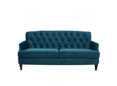 Türkis Royaler Dreisitzer Designer Luxus Wohnzimmer Sofa 3-er Couch