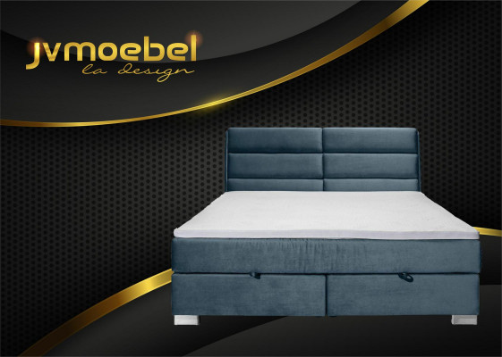 Schlafzimmer Luxus Boxspring Bett Betten Doppel Möbel Stoff 140 160 180 x 200cm
