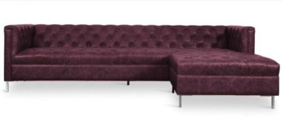 Braune Eckcouch Western Stil Eckgarnitur Ecksofa Eckcouch Garnitur Polster