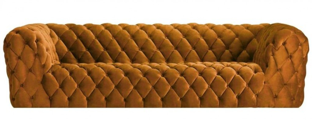 Pinke Xxl Big Couch Chesterfield Sofa Polster Stoff Couchen Viersitzer 250cm neu