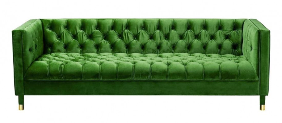 Blaue Chesterfield Textil Modern Design Stoff Kreative Möbel Neu Wohnzimmer Sofa