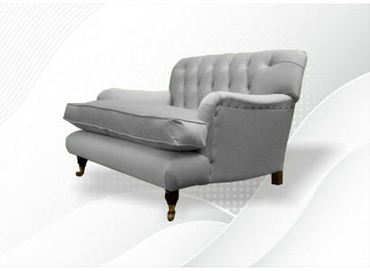 Chesterfield Sessel Fernseh Design Polster Sofa Couch Chesterfield Textil Neu
