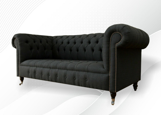 Design Couch Couchen Sofas Stoff Modern Sofagarnitur 3-er Dreistzer Polster