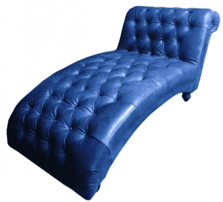 Chesterfield Braun Chaiselongue Möbel Liege Wohnzimmer Moderne 