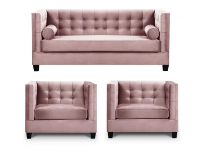 Sofagarnitur Couch Samt Polster couchen komplett set garnituren wohnzimmer möbel