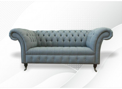 Chesterfield Sofa Couch Polster Designer 2 Sitzer Garnitur Sofas Zweisitzer Neu