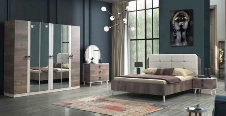 Bett Doppelbett Schlafzimmer Design Betten Moderne Polster Holz