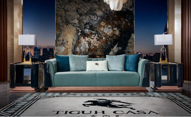 Chesterfield Sofa Leder Dreisitzer Couch Polster Design Möbel Luxus