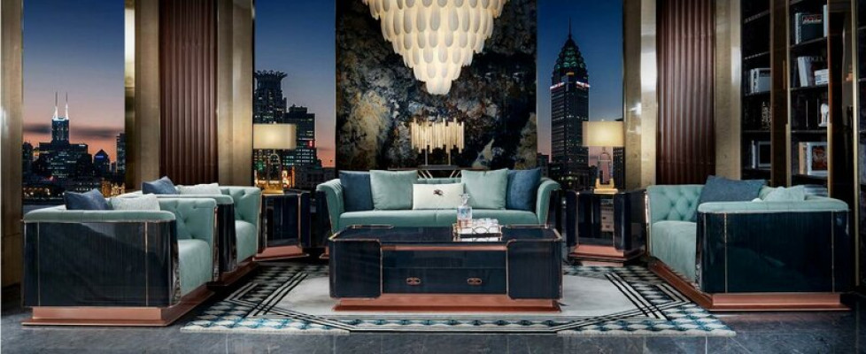 Chesterfield Sofa Leder Dreisitzer Couch Polster Design Möbel Luxus
