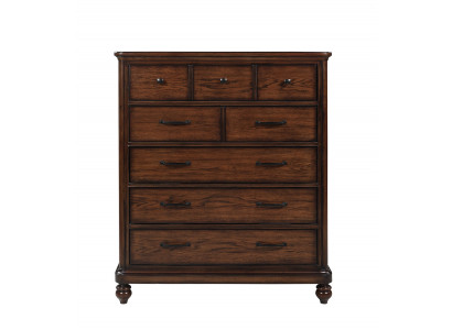 Landhaus Stil Möbel Hoch Kommode Schrank Designer Schränke Braun Sideboard Neu