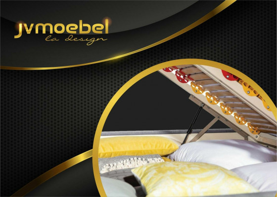 Edles Bett 3tlg Set Nachttisch Möbel Luxus Matratze Schlafzimmer Bettgestell Neu