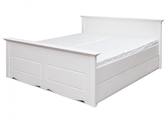Lit Rembourrage Design Holzbetten Double Lits Blanc 180x200 Sommeil Chambre