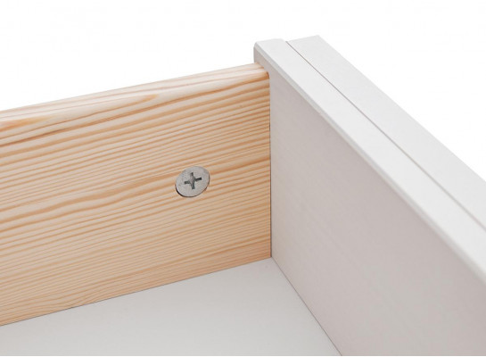  klassische Kommode Landhaus Sideboard Weiß Buffet Schrank Wohnzimmer