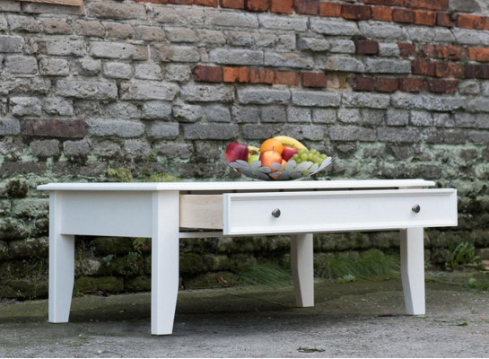 Landhaus Wohnzimmer Tisch Couchtisch Handarbeit Echt Holz Sofa Beistell Tische