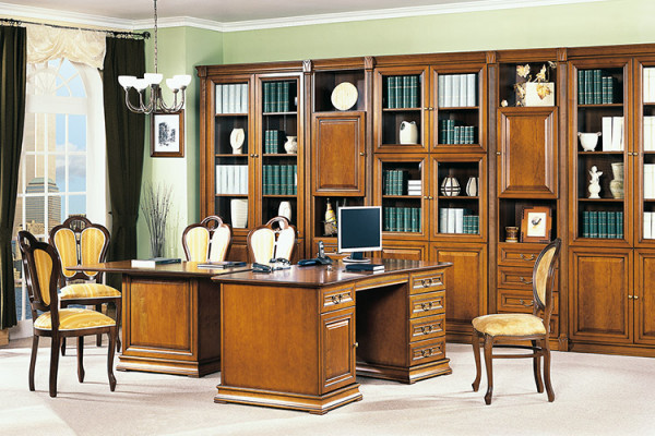 Klassische Schränke Schrank Schrankwand Vitrine Vitrinenschrank Glasschrank SE-1