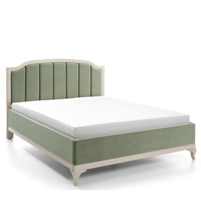 Design Bett Luxus Doppel Hotel Betten Schlaf Zimmer Leder Modern Stoff 160*200cm