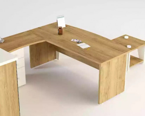 Büromöbel Eckschreibtisch Schreibtisch Couchtisch 3x Aktenschranke 6tlg