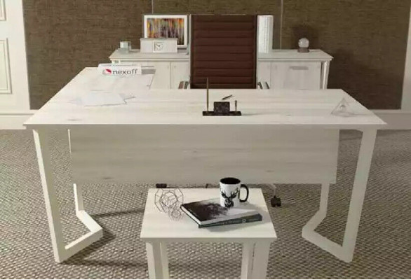 Schreibtisch Büro Kommode Eckschreibtisch Büro Garnitur Aktenschrank 3tlg.