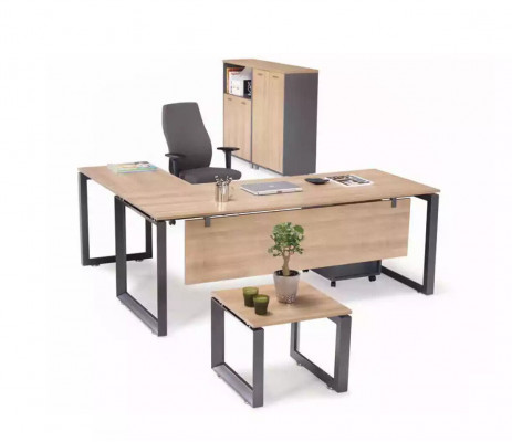 Exklusive Büromöbel Eckschreibtisch Kommode Couchtisch 2x Aktenschränke