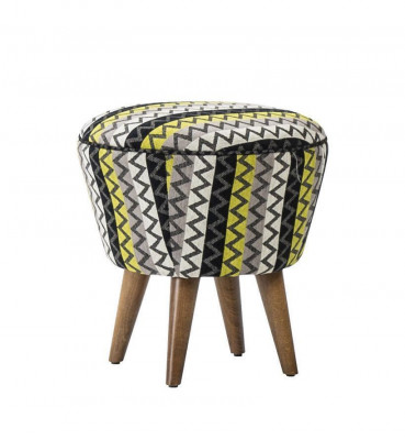 Bunter Hocker Puff Luxus Hocker Polstermöbel Sitzhocker Ottomane Brandneu