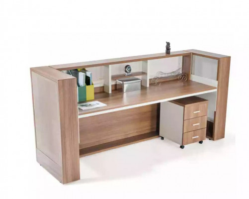 Rezeption Empfangstheke Tisch Möbel Tresen Praxis Kanzlei Büro Hotel
