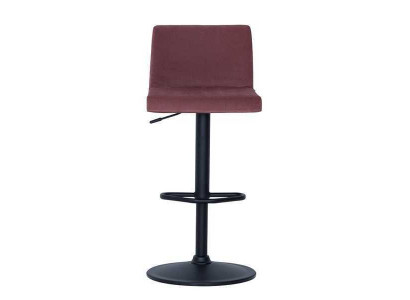 Modern Rosa Stuhl Designer Barhocker Textil stilvoll Luxus Möbel Hocker
