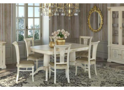 Set 4x Stuhl Stühle Esszimmer Garnitur Möbel Lehn Design Sitzmöbel Gruppe Holz