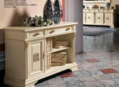 Italienische Design Möbel Antik - Holz Bar Anrichte Schrank Kommode