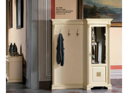 Garderobe Set mit Spiegel Wandregal Haken Schrank Kleiderständer Flur Garderoben