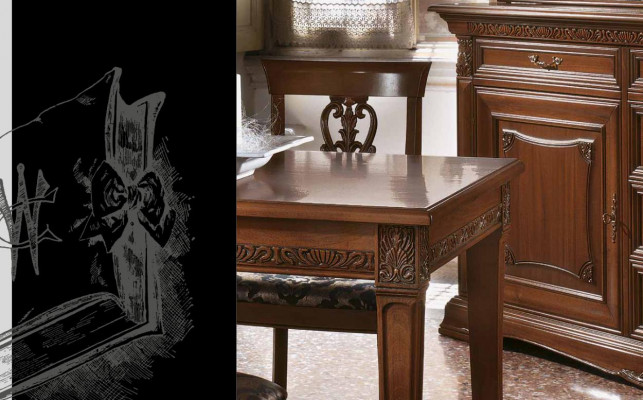Esstisch Esstische Tische Tisch Design Klassischer Holz Barock Rokoko Italien
